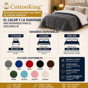 CottonKing - Comodidad para las 4 estaciones