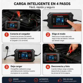 AutoVolt 12/24 - Batería Lista Antes de Salir